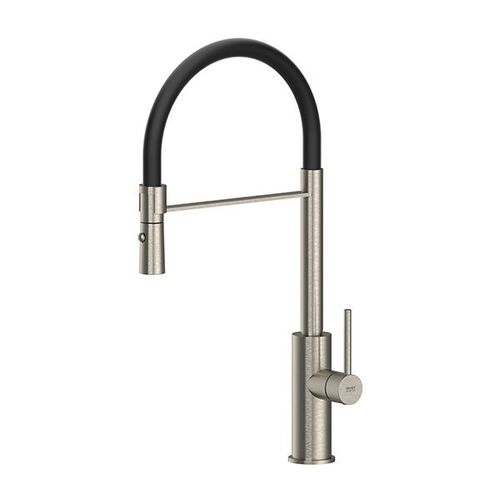 Misturador monocomando de bancada - SSX541 - Remer Rubinetterie - em aço inoxidável / para cozinha / 1 furo