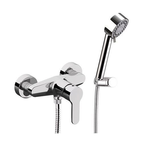 Misturador monocomando de parede - W38 - Remer Rubinetterie - para box de banheiro / em latão cromado / em cerâmica