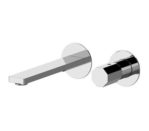 Misturador monocomando para lavatório - ON15P - Remer Rubinetterie - de parede / em latão cromado / para ambiente interno