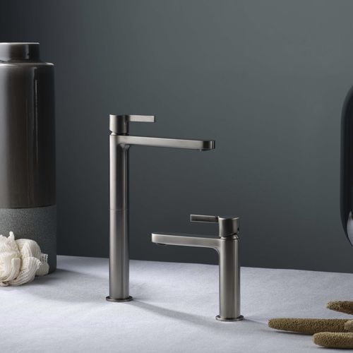Misturador monocomando para lavatório - PR34AF201IX - Ritmonio Rubinetterie Srl - de bancada / em latão cromado / para banheiro