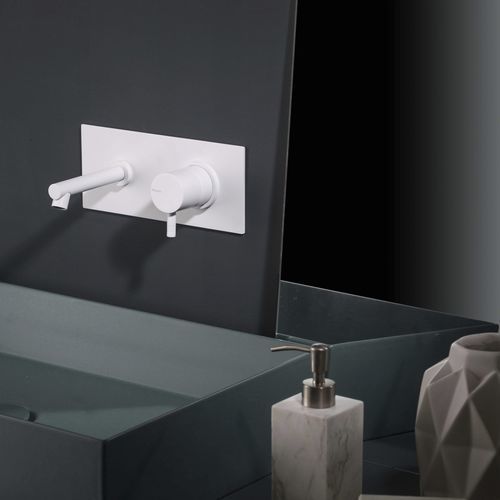 Misturador monocomando para lavatório - E0BA0113SXC03 - Ritmonio Rubinetterie Srl - de embutir / em latão / para banheiro