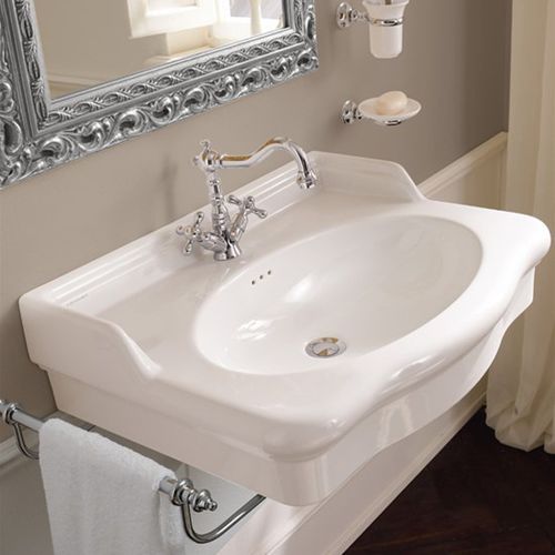Cuba suspensa - 5301 - Scarabeo Ceramiche - em cerâmica / com toalheiro / oval