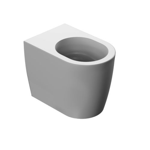 Vaso sanitário de piso - SKINNY TWIST - Scarabeo Ceramiche - em cerâmica / da linha residencial / da linha comercial