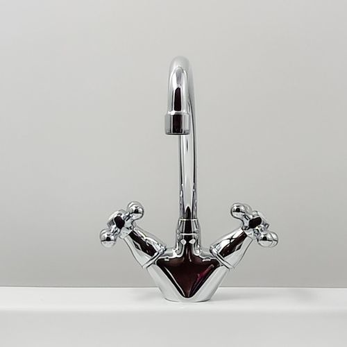 Misturador bicomando de bancada - &Eacute;POCA - SUPERGRIF - em metal cromado / para cozinha / 1 furo