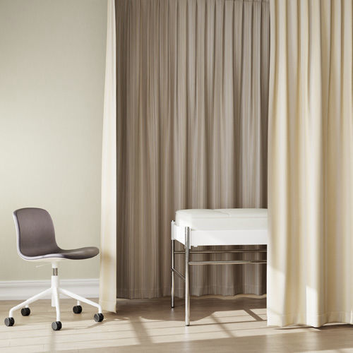 Tecido para cortinas - UNISON - Knoll Textiles - listrado / em poliéster / Trevira CS®