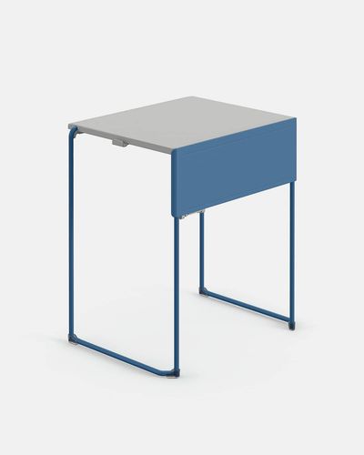 Mesa para treinamento contemporânea - IBEBI - em ABS / em laminado melamínico / com base em aço