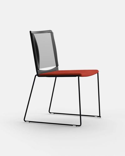 Cadeira de conferência contemporânea - MULTI M PT - IBEBI - para ambiente interno / em tela / em polipropileno