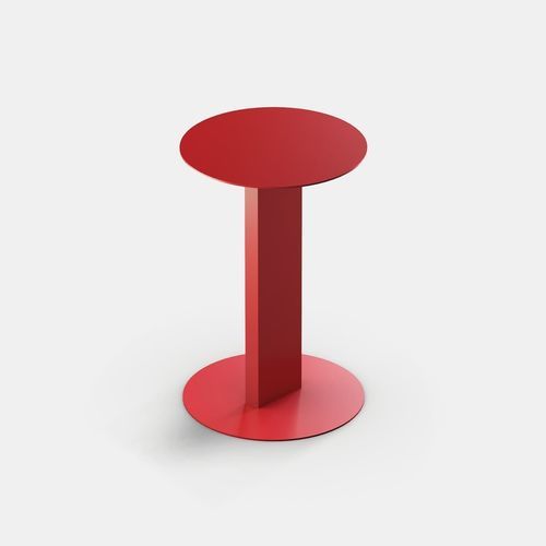 Mesa lateral contemporânea - DOTLINE TAV - IBEBI - em chapa de aço / em aço revestido a pó / com base de aço revestido a pó
