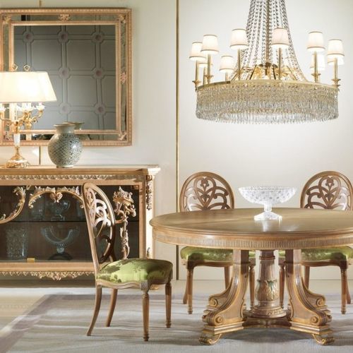 Cadeira de estilo - S/700 - ZANABONI - para ambiente interno / em tecido / em couro