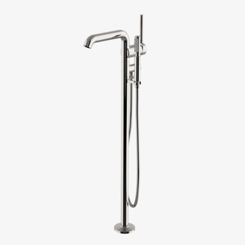 Misturador monocomando para banheira - PTXT90 - Waterworks - de piso / em metal cromado / em latão