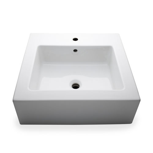Cuba consola - LRCL80 - Waterworks - em porcelana / retangular / contemporânea