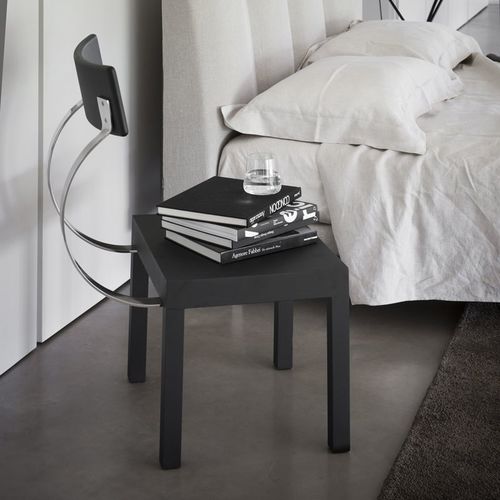 Cadeira de design minimalista - FOLLIA - Zanotta - para ambiente interno / em aço inoxidável / com base em aço inoxidável