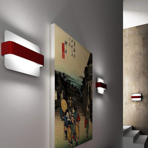 Arandela contemporânea - MANTA - ZAVA SRL - para ambiente interno / em ferro / retangular