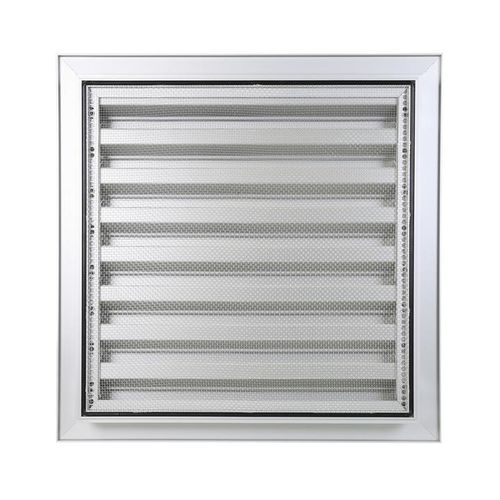 Grelha de ventilação em alumínio - 411 - RENSON - retangular / para ambiente externo / profissional