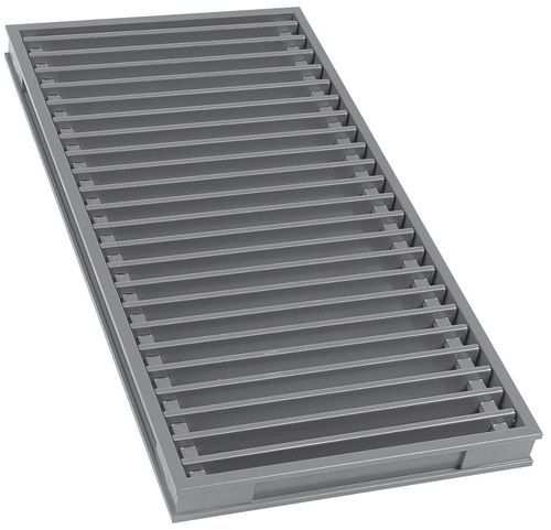 Grelha de ventilação em alumínio extrudado - 311/2 - RENSON - retangular / para uso em ambientes internos / profissional