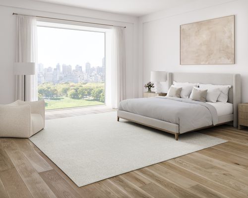 Tapete contemporâneo - JAE - STARK CARPET - de cor lisa / de lã / retangular