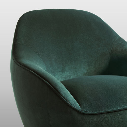 Tecido para estofados - VELLA  - BERNHARDT textiles - de cor lisa / em poliéster / antimanchas