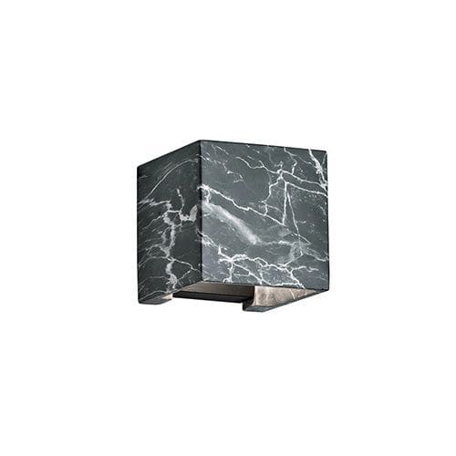Arandela contemporânea - DAVOS - BEL-LIGHTING / TERZO-LIGHT - para ambiente externo / em mármore / quadrada