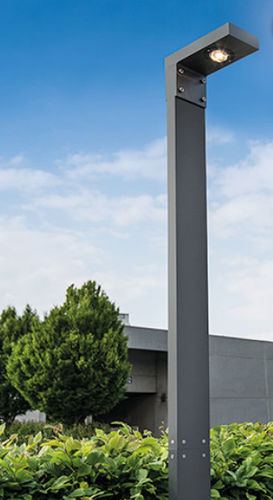 Poste de iluminação pública - SAMPA L1 - BEL-LIGHTING / TERZO-LIGHT - contemporâneo / em alumínio / em vidro