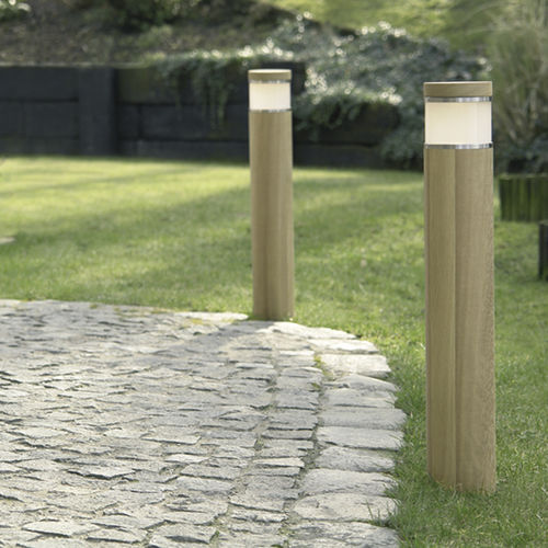 Poste balizador de iluminação de jardim - SUMO RFL - BEL-LIGHTING / TERZO-LIGHT - contemporâneo / em aço inoxidável / em vidro fosco