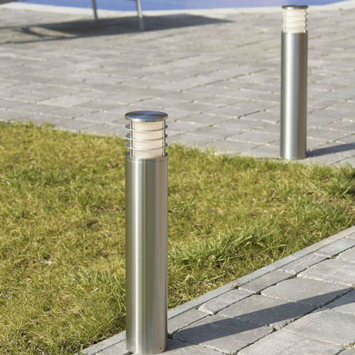 Poste balizador de iluminação de jardim - SPIRIT FL - BEL-LIGHTING / TERZO-LIGHT - contemporâneo / em aço inoxidável / em vidro fosco