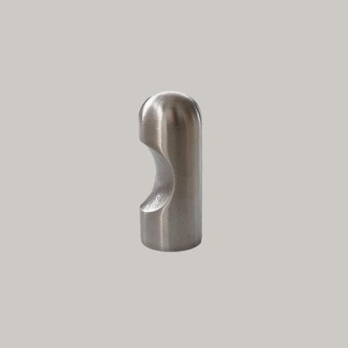 Puxador de porta tipo botão contemporâneo - 59.89100.16 / 59.89140.16 / 59.89180.16 - Fonsegrive - em aço inoxidável escovado