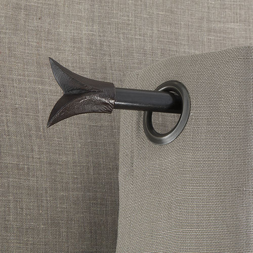 Varão para cortinas em bronze - CROSSE - Objet Insolite - em latão / de parede / para janela