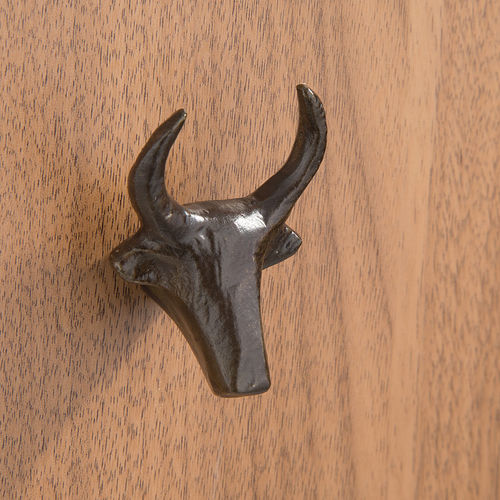 Puxador botão de móvel contemporâneo - BULL - Objet Insolite - clássico / em bronze / em níquel
