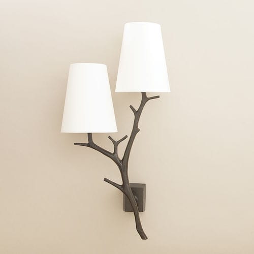 Arandela clássica - RAMURE - Objet Insolite - para ambiente interno / em bronze / cônica