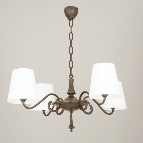 Lustre clássico - VENDOME - Objet Insolite - em bronze / para 6 lâmpadas / da linha comercial