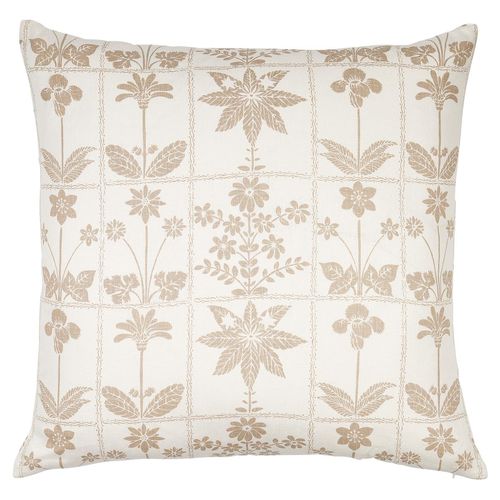 Travesseiro em linho - GEORGIA WILDFLOWERS  - F. SCHUMACHER & CO. - quadrado / da linha residencial