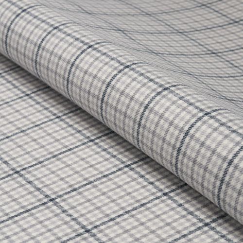 Tecido para estofados - ALDRIDGE HOUNDSTOOTH  - F. SCHUMACHER & CO. - quadriculado / de lã / cinza