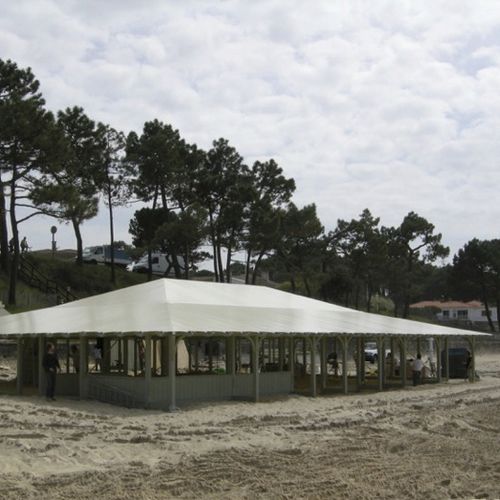 Membrana arquitetônica em lona - Grand Voile - para estrutura tensionada / para cobertura
