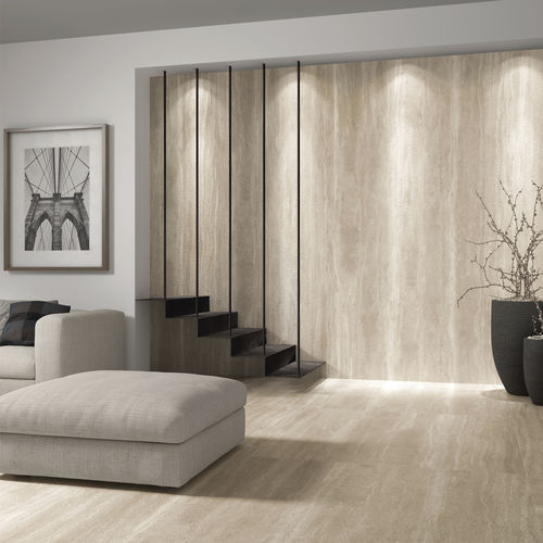 Placas de revestimento em grés porcelanato - GEO - INALCO - com relevo / bujardada / para ambiente interno
