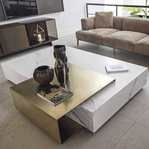 Tampo de bancada em grés porcelanato - LARSEN ITOP SUPER BLANCO-GRIS MATT POLISHED - INALCO - para cozinha / para banheiro / para ambiente externo