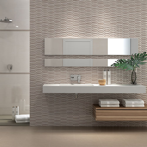 Placas de revestimento em grés porcelanato - COLOUR ME - KERABEN - com relevo / para ambiente interno / de parede