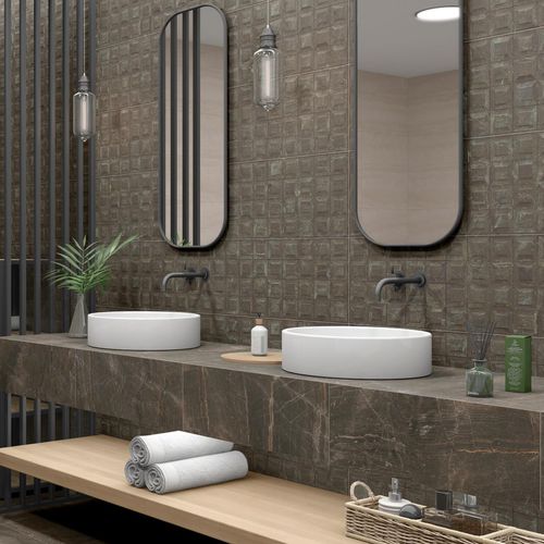 Placas de revestimento em grés porcelanato - FORVM - PAMESA CERAMICA - fosca / texturizada / para ambiente interno