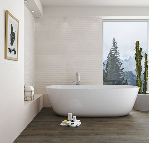 Placas de revestimento em cerâmica - STONEHILL - PERONDA CERAMICAS - com relevo / texturizada / para ambiente interno