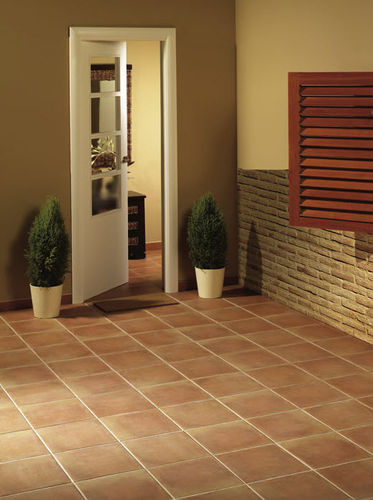 Placas de revestimento em grés porcelanato - TRADITIONAL PRINTING : DUERO - REALONDA - fosca / para ambiente externo / para piso