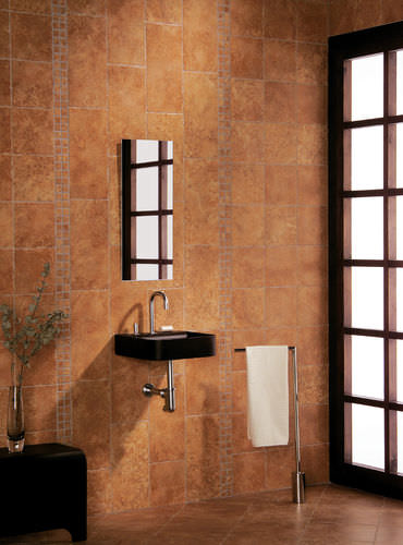 Placas de revestimento em grés porcelanato - TRADITIONAL PRINTING : LINA - REALONDA - fosca / para ambiente interno / de piso