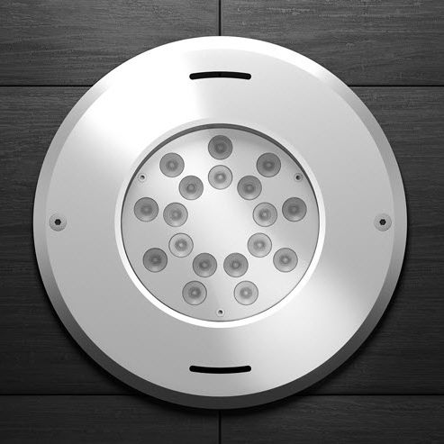 Luminária técnica de embutir - PL800 - Fontana Fountains - de LED / redonda / IP68