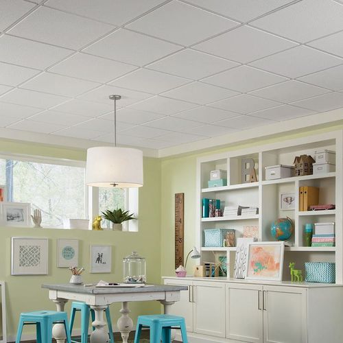 Forro de gesso - BRIGHTON  - Armstrong ceilings - USA - em fibra mineral / em placas / para escritório