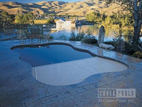 Capa automática para piscina - COVER POOLS - de segurança / para piscina de formato irregular