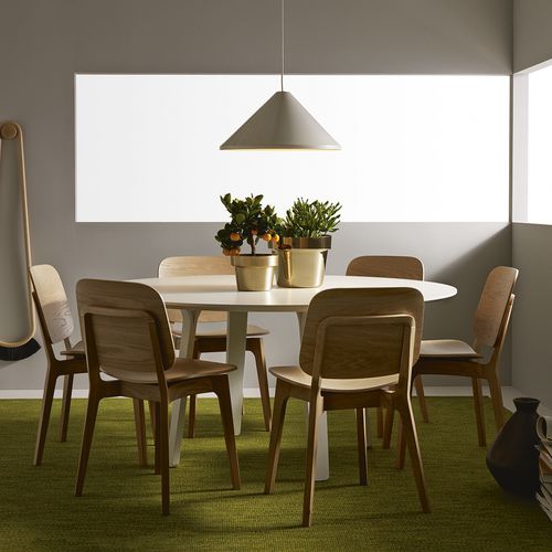 Mesa contemporânea - DIVIDO - Swedese Möbler - em madeira de freixo / em laminado / com base em madeira de freixo
