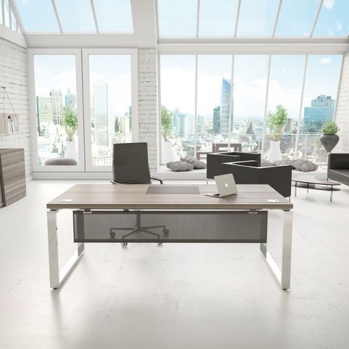 Mesa executiva - PRESTIGE - Buronomic - de piso / contemporânea / em madeira