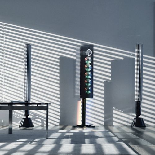 Caixa de som de piso - BEOSYSTEM 9000C - BANG & OLUFSEN - para leitor de MP3 / residencial / para ambiente interno