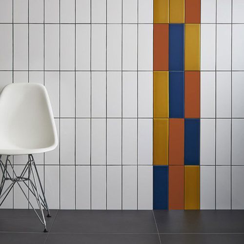 Placas de revestimento em cerâmica - SELECT : CHROMA - JOHNSON TILES - acetinada / brilhante / para ambiente interno