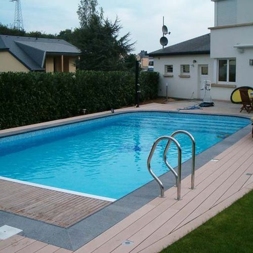 Piscina em blocos batidos de polímero - AUTHENTIC'Ô - Mondial Piscines - sob medida / para ambiente externo / enterrada