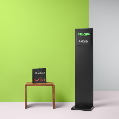 Totem de sinalização - EP/TCA, EP/SCA - PLANNING SISPLAMO - de LED / eletrônico