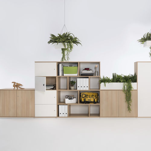 Estante modular - WINEA MAXX - WINI Büromöbel Georg Schmidt GmbH & Co. KG - contemporânea / com folheado de madeira / em laminado melamínico